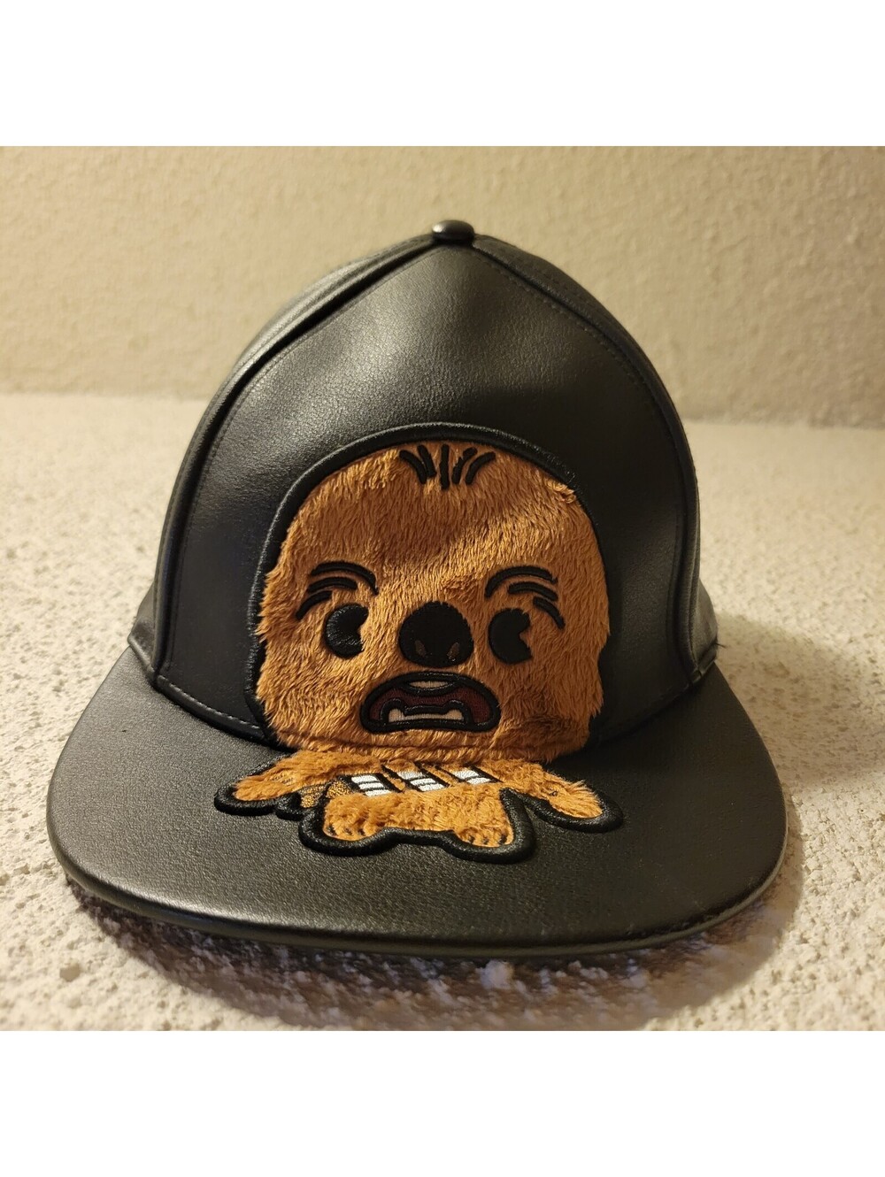 Disney Store Star Wars Chewbacca Faux Leather Adult Baseball Cap Hat CH35